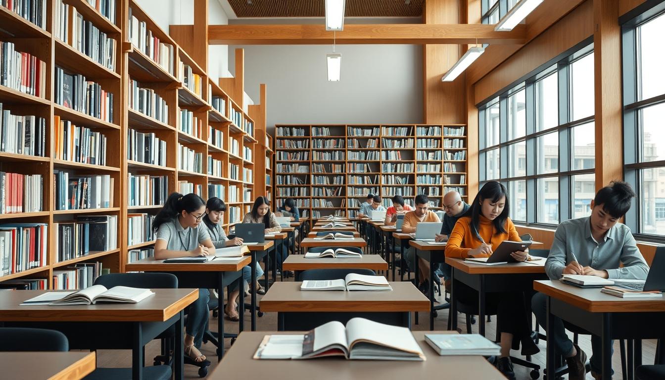 Student using online courses for flexible education