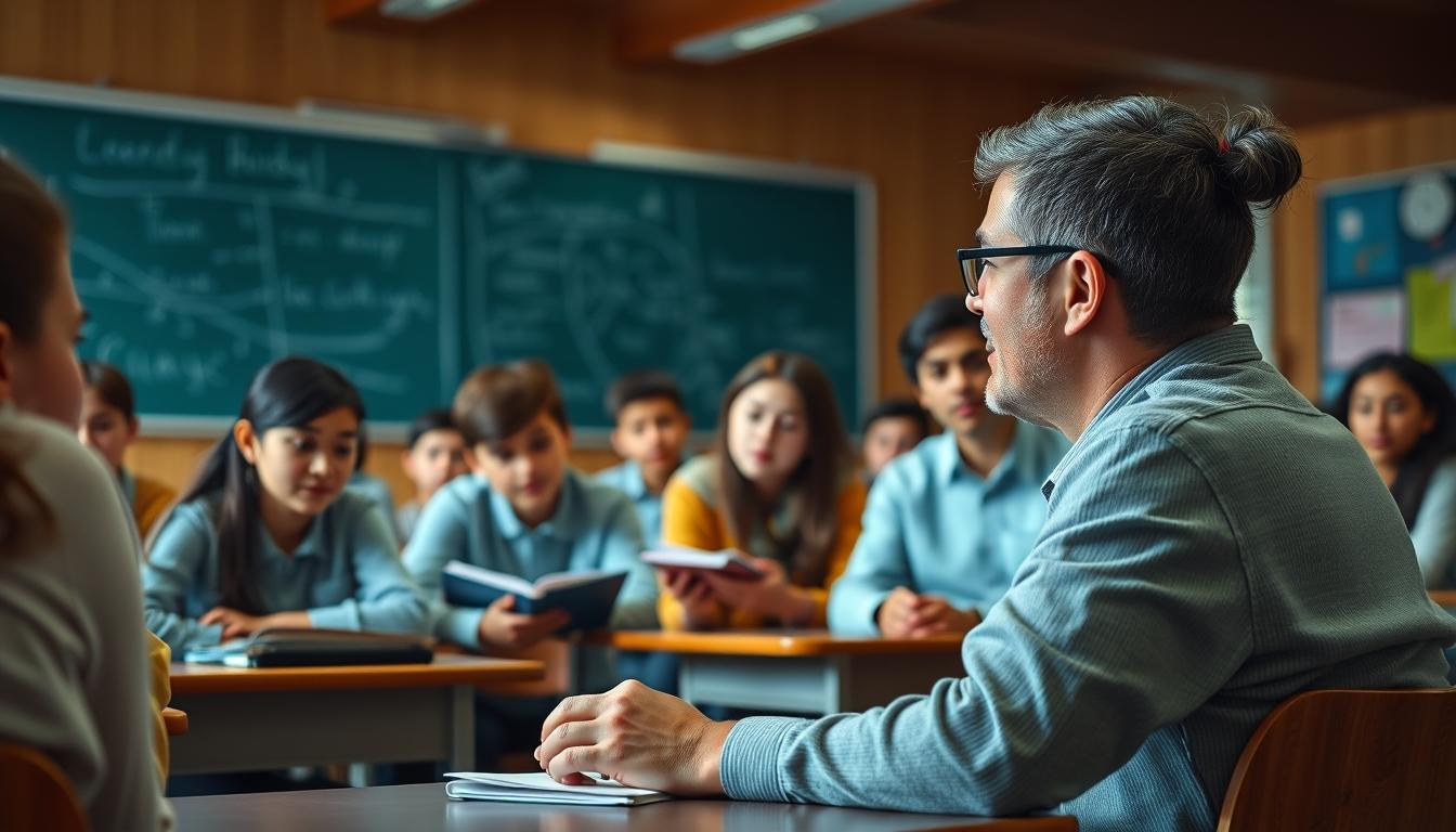 Structured study materials and learning resources on a desk